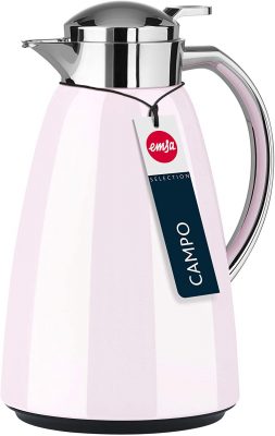 Bình Giữ Nhiệt Emsa F4130200 Campo Jug Isolierkanne Quick Tip 1.0L Pastel Rose (600025)