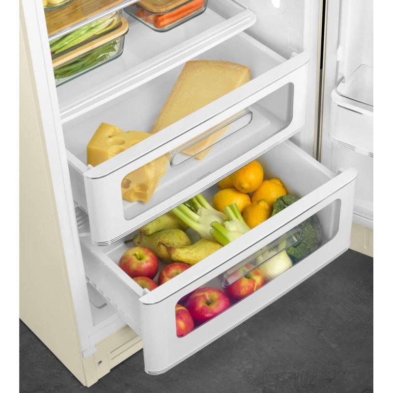 Tủ lạnh SMEG FAB28RCR5 màu kem 3