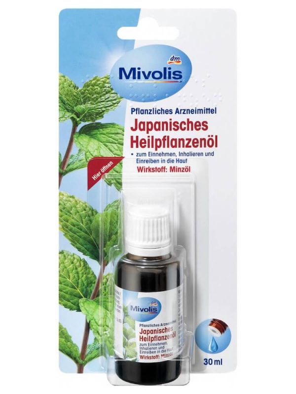 Tinh dầu bạc hà Mivolis Japanisches Heilpflanzenols