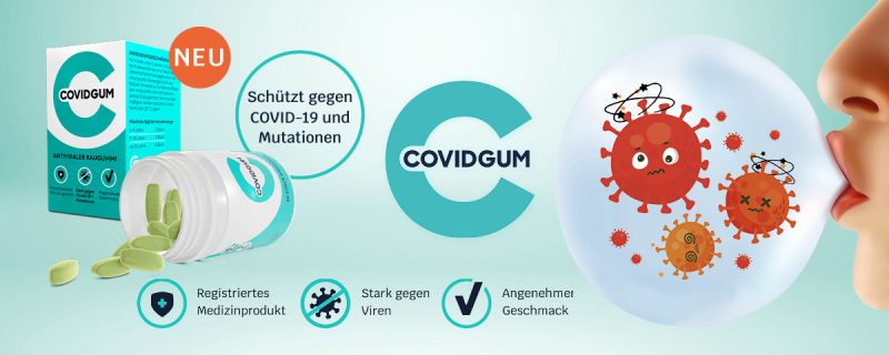 Viên nhai CovidGum kháng Virus -CovidGum der antivirale Kaugummi