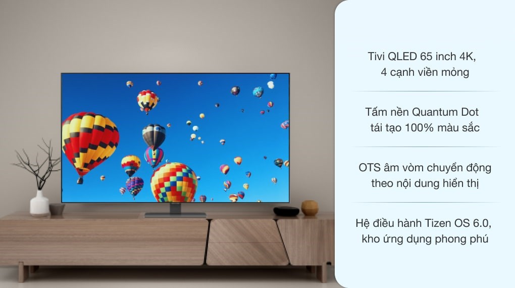 Smart Tivi QLED Samsung QA65Q80A 4K 65 inch 1