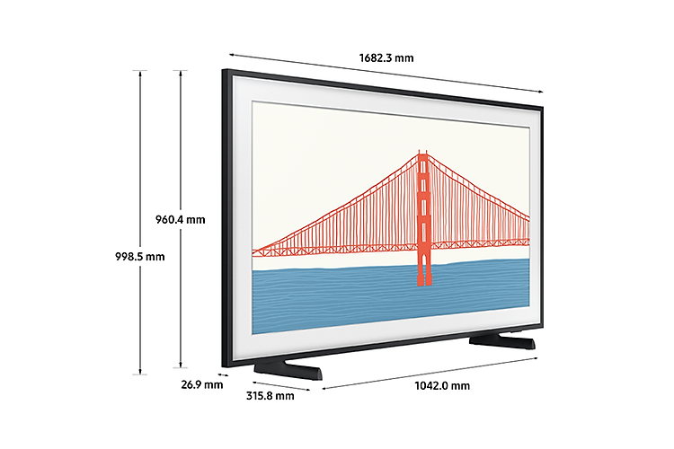 Smart Tivi The Frame QLED Samsung QA75LS03A 75 inch 4K 