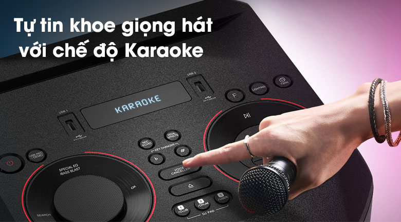 Loa Karaoke Bluetooth LG XBOOM RN7 Party Strobe 500W 7