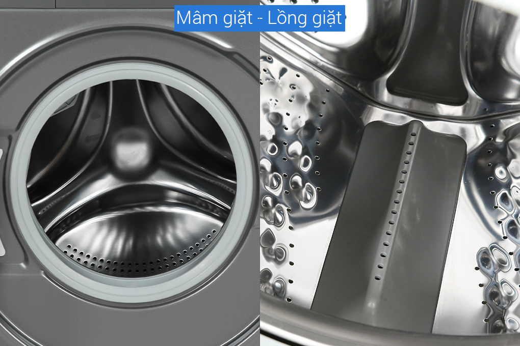 Máy giặt lồng ngang Whirlpool FWEB9002FG SANICARE 9 KG XÁM 1