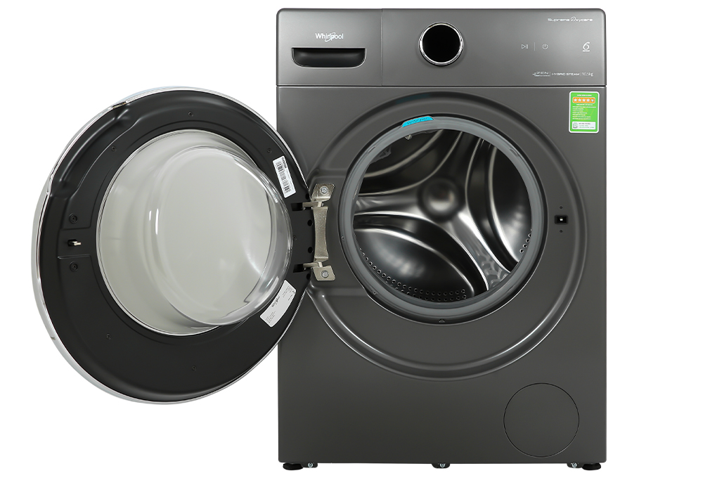 Máy giặt lồng ngang Whirlpool FWMD10502FG OxyCare Inverter 10.5 kg Xám 