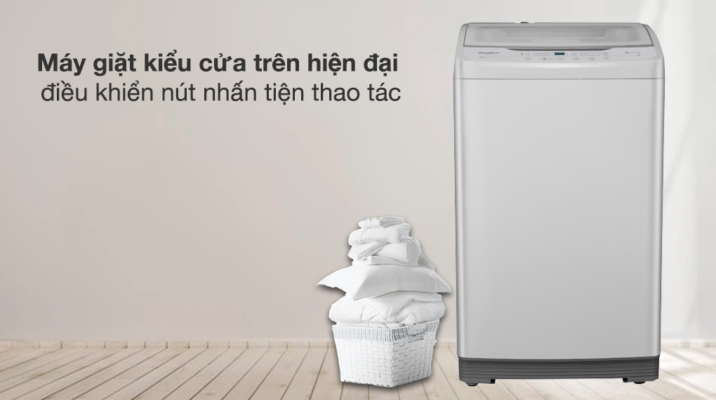 Máy giặt lồng đứng Whirlpool VWVC8502FW STAINCLEAN 8.5KG TRẮNG 4