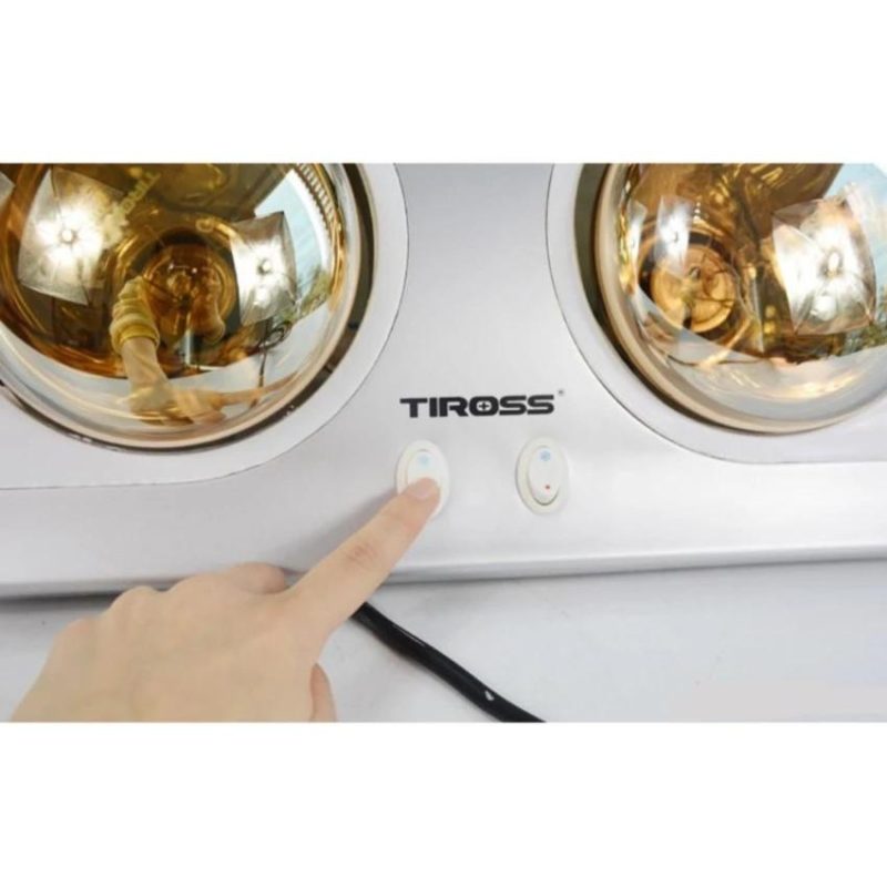 Đèn sưởi nhà tắm TIROSS TS9291 sử dụng bức xạ hồng ngoại3