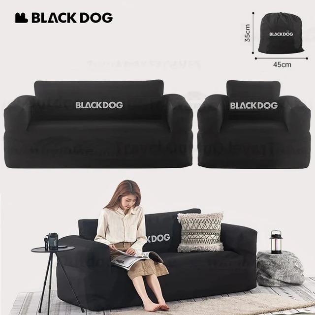 Ghế Sofa Bơm Hơi Cắm Trại BLACKDOG BD-SF003 Black