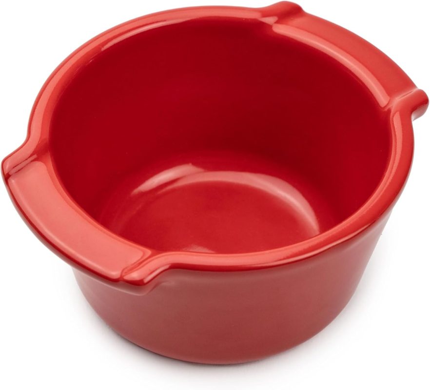 Cặp Khuôn Nướng Ramekin Peugeot Appolia 61852 Ø 11cm Màu Đỏ