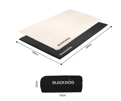 Đệm tự bơm hơi kèm gối dã ngoại BLACKDOG BD-CQD003 2,1kg single-beige