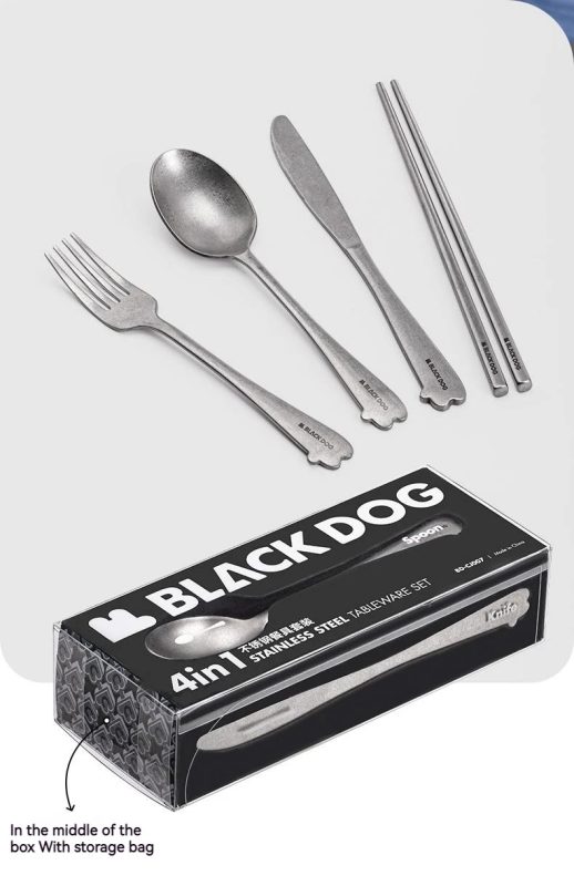 Bộ Đồ Ăn Dã Ngoại BLACKDOG BD-CJ007 Silver