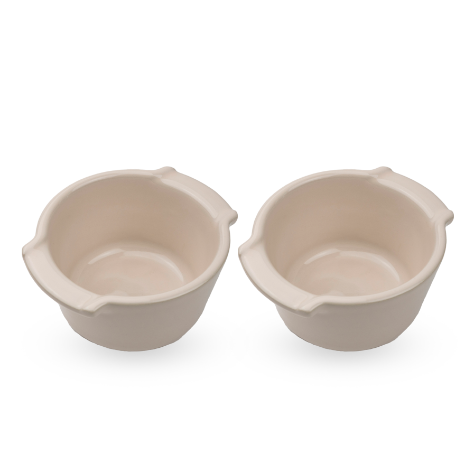 Cặp Khuôn Nướng Ramekin Peugeot Appolia 61869 Ø 11cm Màu Kem