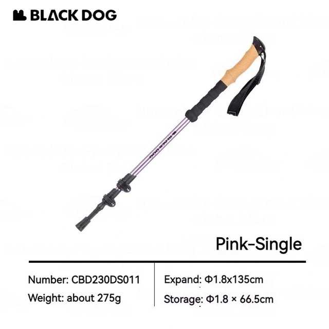 Gậy Đi Bộ Đường Dài BLACKDOG CBD230DS011 Pink (single)