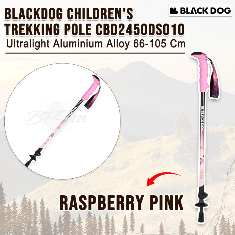 Gậy Đi Bộ Leo Núi Trẻ Em BLACKDOG CBD2450DS010 Pink