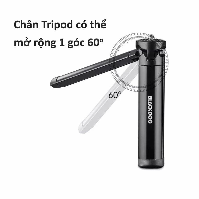 Chân Tripod Gắn Đèn Dã Ngoại BLACKDOG BD-LYD002L Black