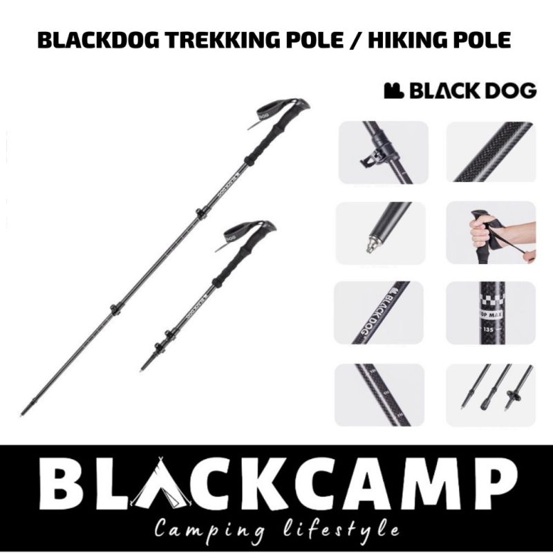 Gậy Đi Bộ Đường Dài Gấp Gọn BLACKDOG CBD2300DS010 Black