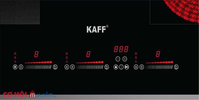 Bếp từ KAFF KF-IH6003IC 3 vùng nấu kết hợp hồng ngoại