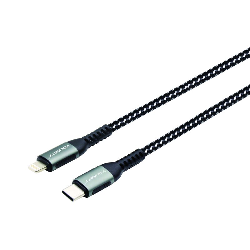 Cáp sạc siêu nhanh & truyền dữ liệu tốc độ cao Volwatt GE-021-CL Type C to Lightning Cable