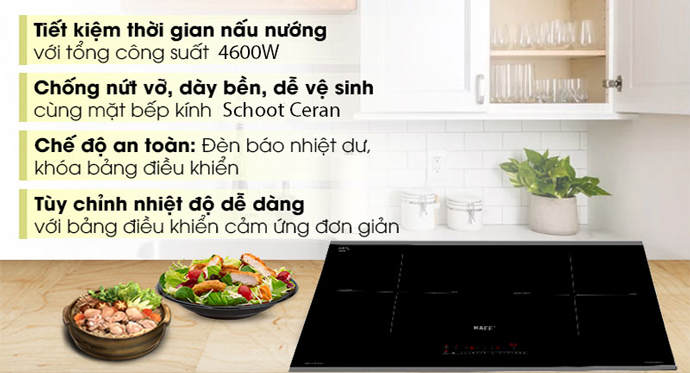 Bếp từ đôi KAFF KF-HMG5II