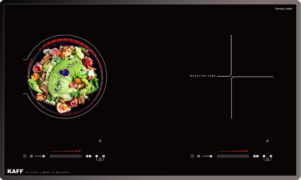 Bếp từ đôi KAFF KF-308IC kết hợp hồng ngoại