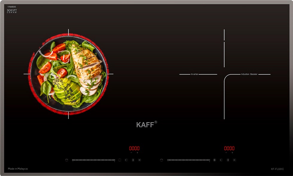 Bếp từ đôi KAFF KF - FL68IC kết hợp hồng ngoại