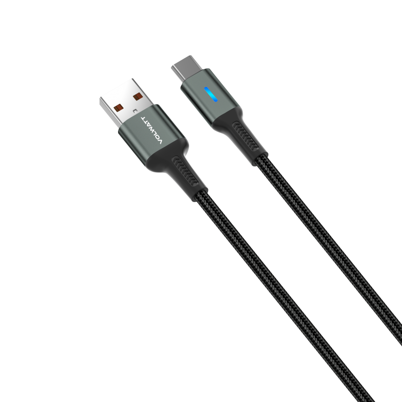 Cáp sạc siêu nhanh & truyền dữ liệu tốc độ cao Volwatt GE-B011-AC USB-A to Type-C Cable