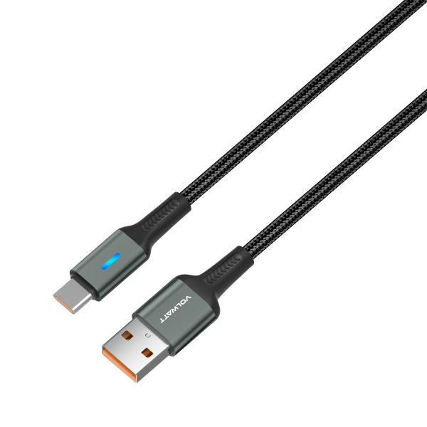 Cáp sạc siêu nhanh & truyền dữ liệu tốc độ cao Volwatt GE-B011-AL USB-A to Lightning Cabe