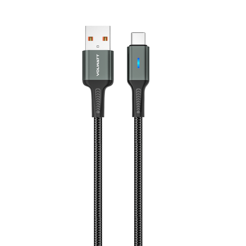 Cáp sạc siêu nhanh & truyền dữ liệu tốc độ cao Volwatt GE-B011-AC USB-A to Type-C Cable