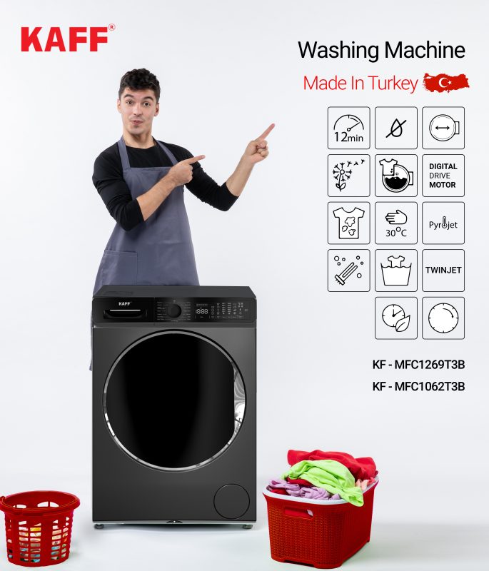 Máy giặt lồng ngang KAFF KF-MFC1062T3B 10Kg