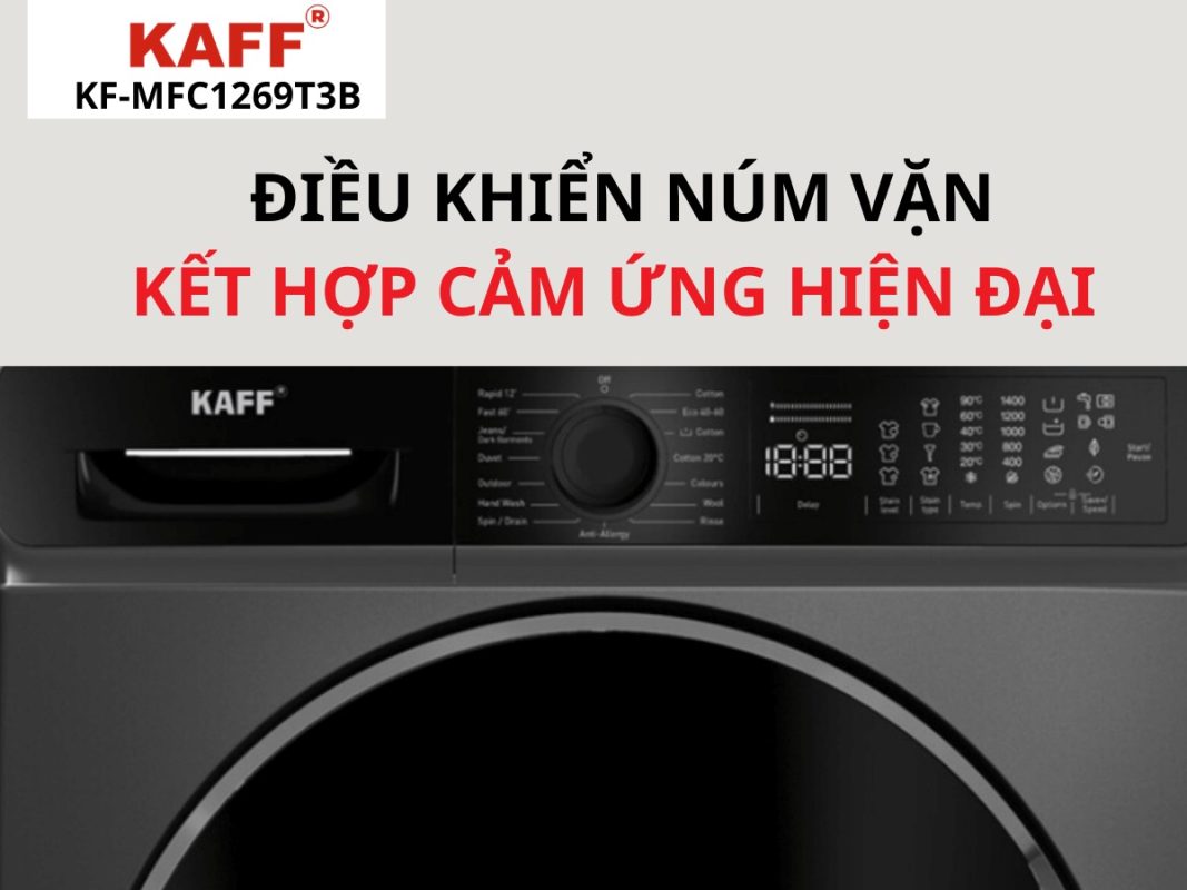 Máy giặt lồng ngang KAFF KF-MFC1062T3B 10Kg