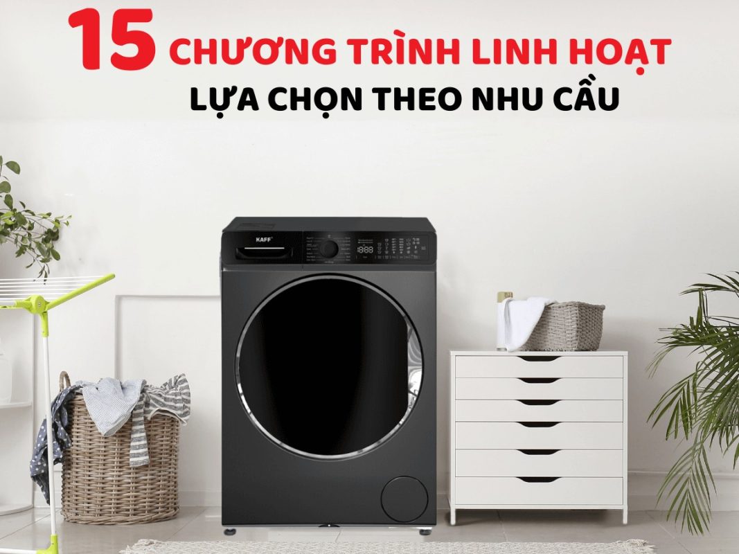 Máy giặt lồng ngang KAFF KF-MFC1269T3B 12Kg