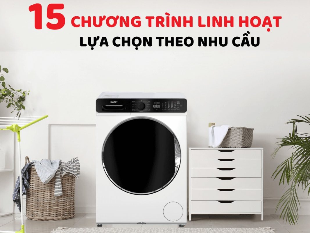 Máy giặt lồng ngang KAFF KF-MFC1269T3W 12Kg