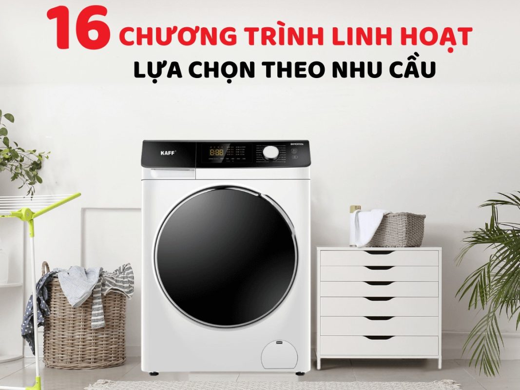 Máy giặt sấy KAFF KF-BWMDR1006 10Kg/ sấy 6Kg